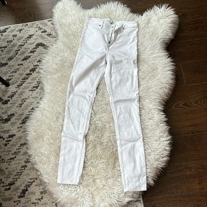 Abercrombie and Fitch White The Jean Jegging High Rise Size 27 / 4L